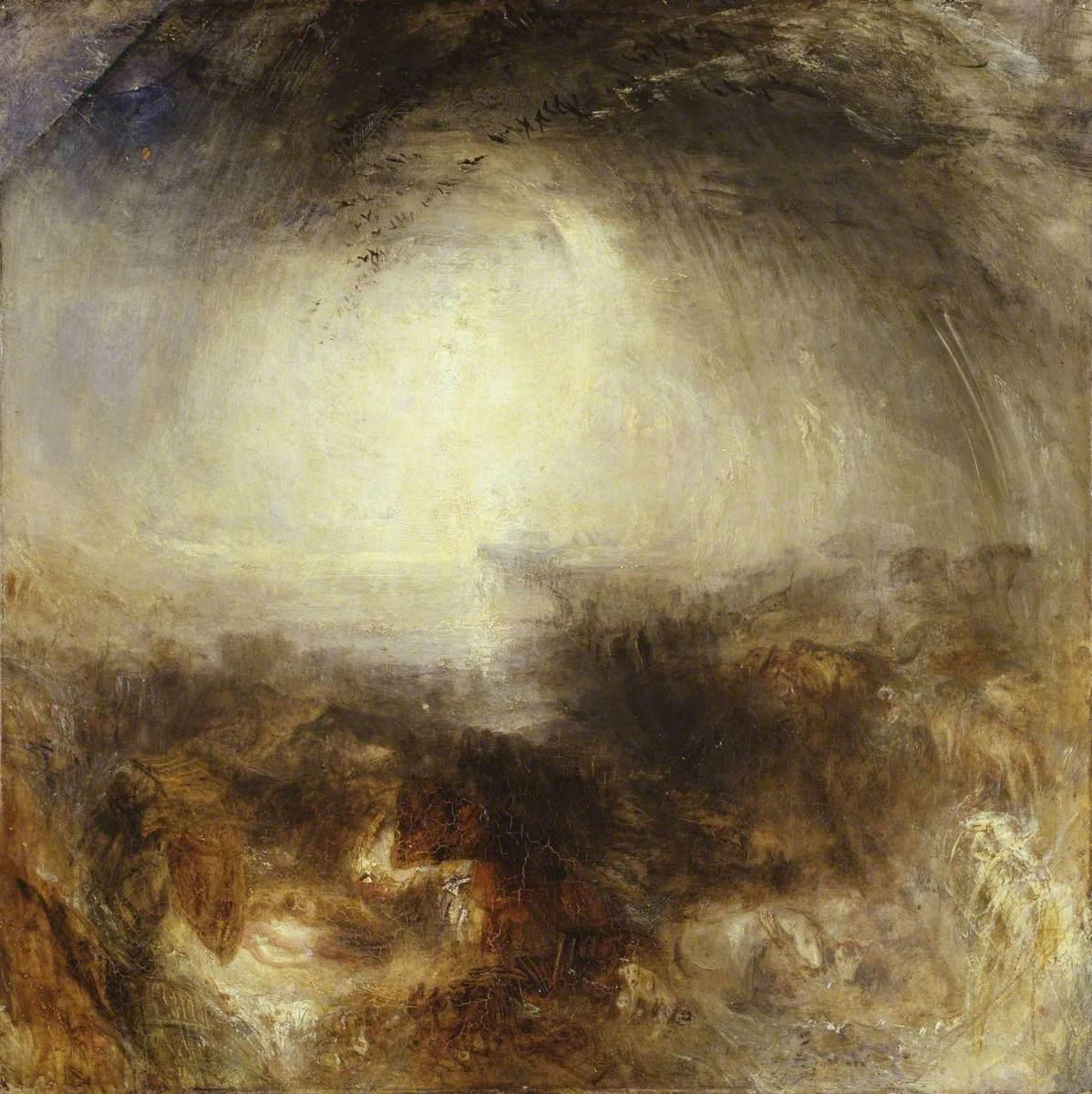 Joseph mallord william turner 1775 1851 shade and darkness the evening of the deluge n00531 national gallery
